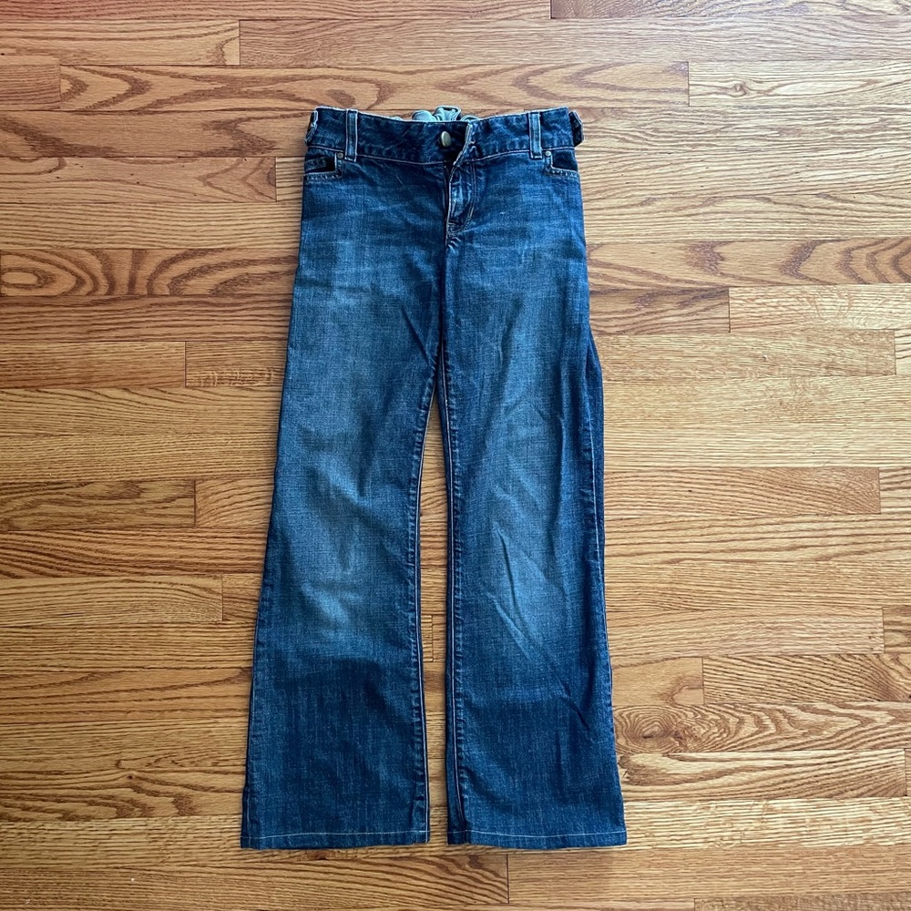 GAP maternity blue jeans, size 4L, stretch